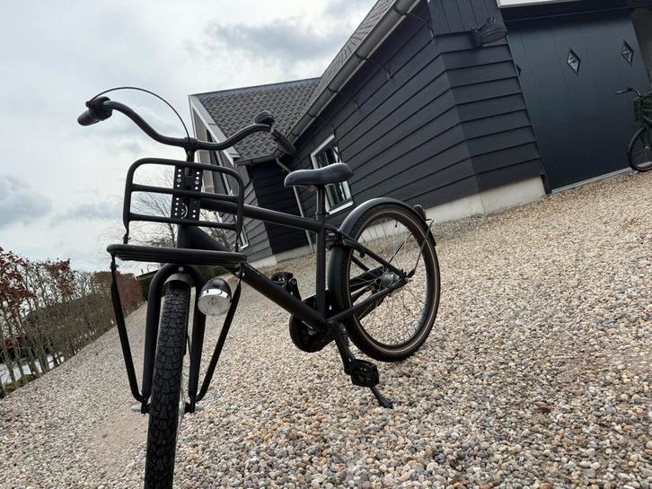 Aldo cargo fiets zwart 24 inch wielmaat, Fietsen en Brommers, Fietsen | Jongens, Zo goed als nieuw, 24 inch, Versnellingen, Ophalen