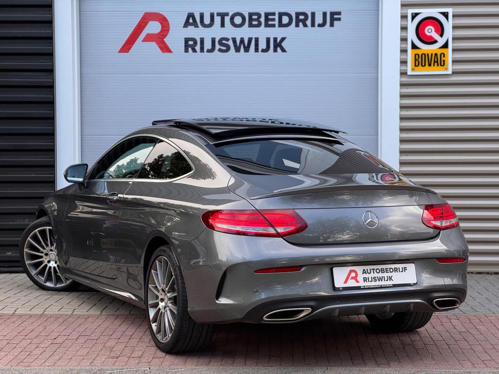 Mercedes-Benz C-klasse Coupé 200 AMG Pano/Burmester/Camera, Auto's, Automaat, 12 maanden, Achterwielaandrijving, Euro 6