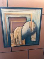 Abstract schilderij Herman F. van Loon, Antiek en Kunst, Ophalen