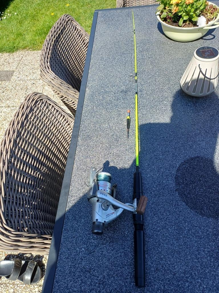 Zéér mooie Shakespeare werphengel met z.g.a.n. molen, Ophalen, Zo goed als nieuw, Werphengel