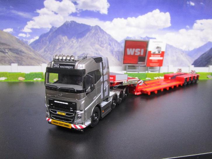 Wsi 02-2989 Big Machinery , Volvo FH4 Globetrotter, Hobby en Vrije tijd, Modelauto's | 1:50, Nieuw, Bus of Vrachtwagen, Wsi, Ophalen