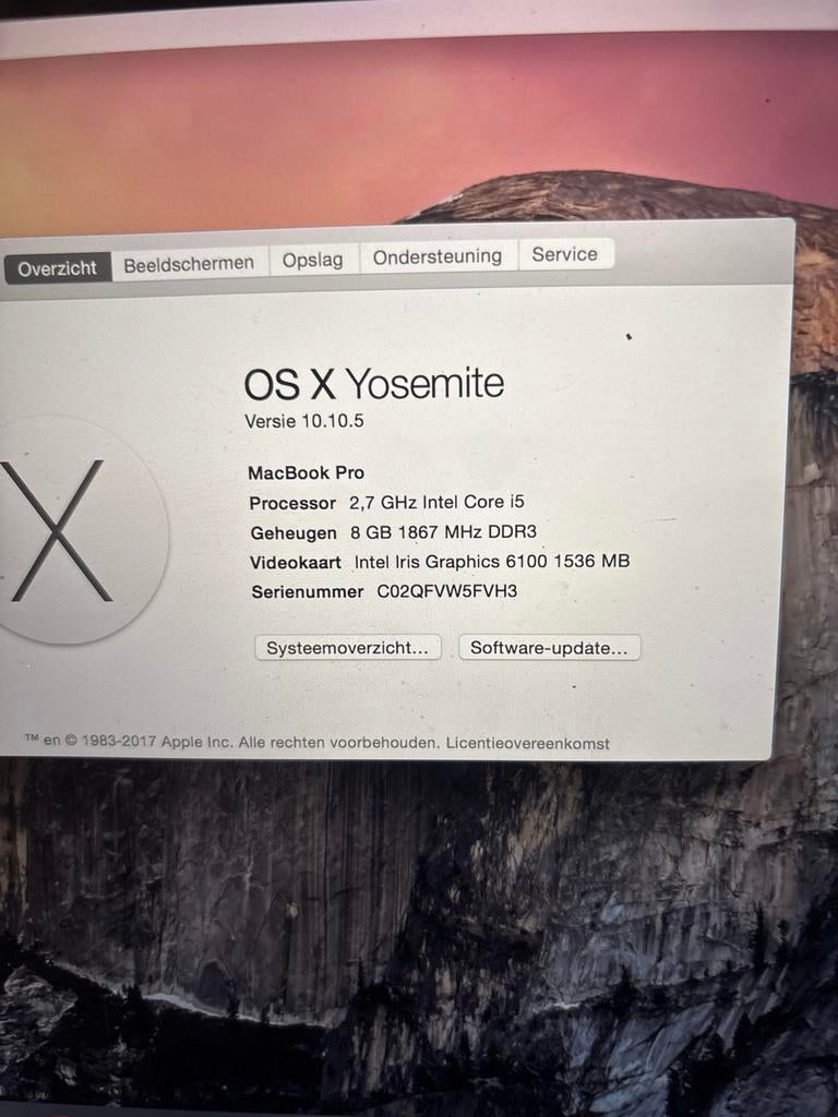 MacBook Pro 13 inch, , 8GB RAM, Computers en Software, Apple Macbooks, MacBook Pro, Gebruikt, 2 tot 3 Ghz, Qwerty