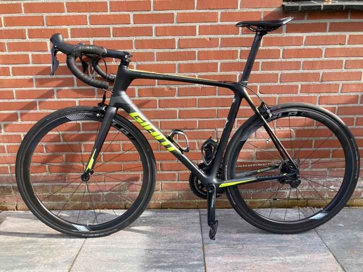 Giant TCR Advanced Pro 2 carbon racefiets L met powermeter, Fietsen en Brommers, Fietsen | Racefietsen, Gebruikt, Heren, Giant