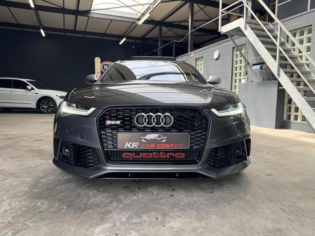Audi RS6 Quattro Performance+ PANO-CARBON-CERAMIC-MEMORY-HU, Automaat, Gebruikt, Lichtsensor, 3993 cc