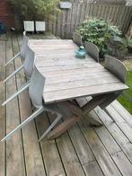 Hardhouten tuintafel, Ophalen, Gebruikt, Rechthoekig, Hout