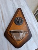 Vintage wijwaterbakje met Maria en kind, Verzamelen, Ophalen of Verzenden, Gebruikt