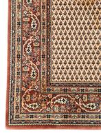 Vintage oosters wol Mir vloerkleed Paisley 245x348cm, Gebruikt, Crème, 200 cm of meer, Ophalen of Verzenden