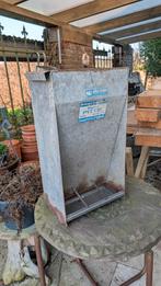 Verzinkte antieke vintage voerbak voor kippen, pluimvee, Dieren en Toebehoren, Ophalen, Gebruikt, Overige typen