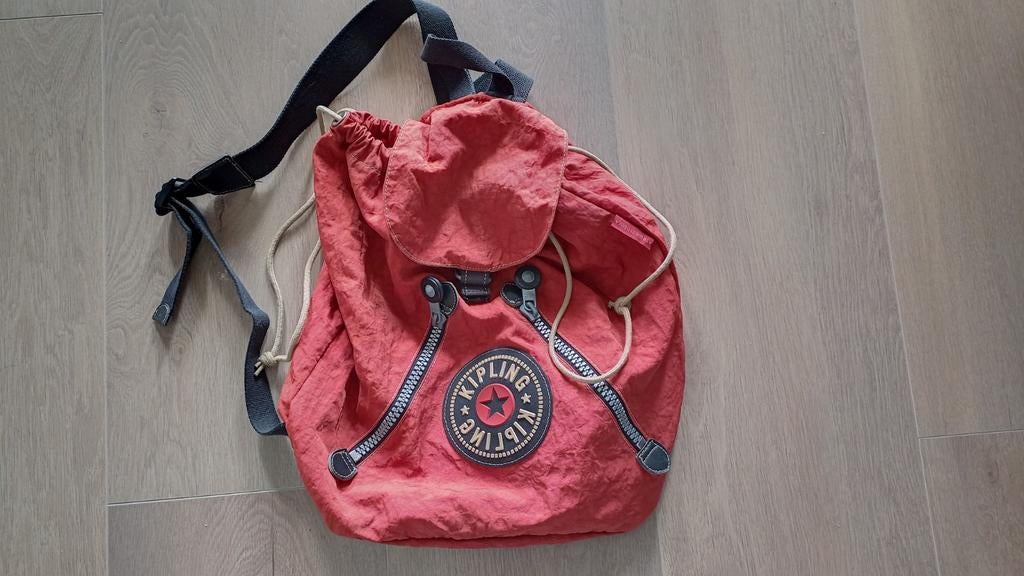 Kipling tas, Sieraden, Tassen en Uiterlijk, Tassen | Schooltassen, Ophalen of Verzenden, Zo goed als nieuw, Oranje, Rugtas