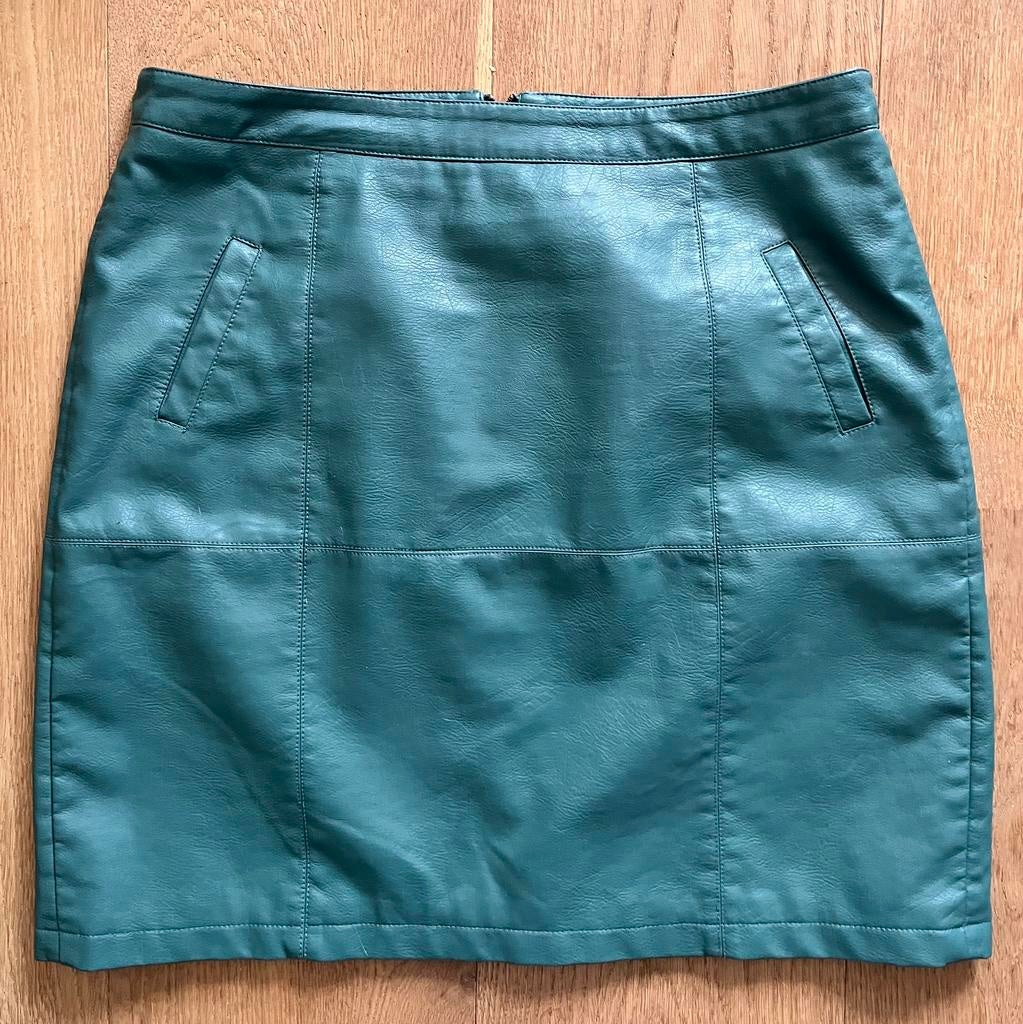 Groene rok met twee steekzakken Hema -  L, Kleding | Dames, Rokken, Ophalen of Verzenden, Zo goed als nieuw, Groen, Boven de knie