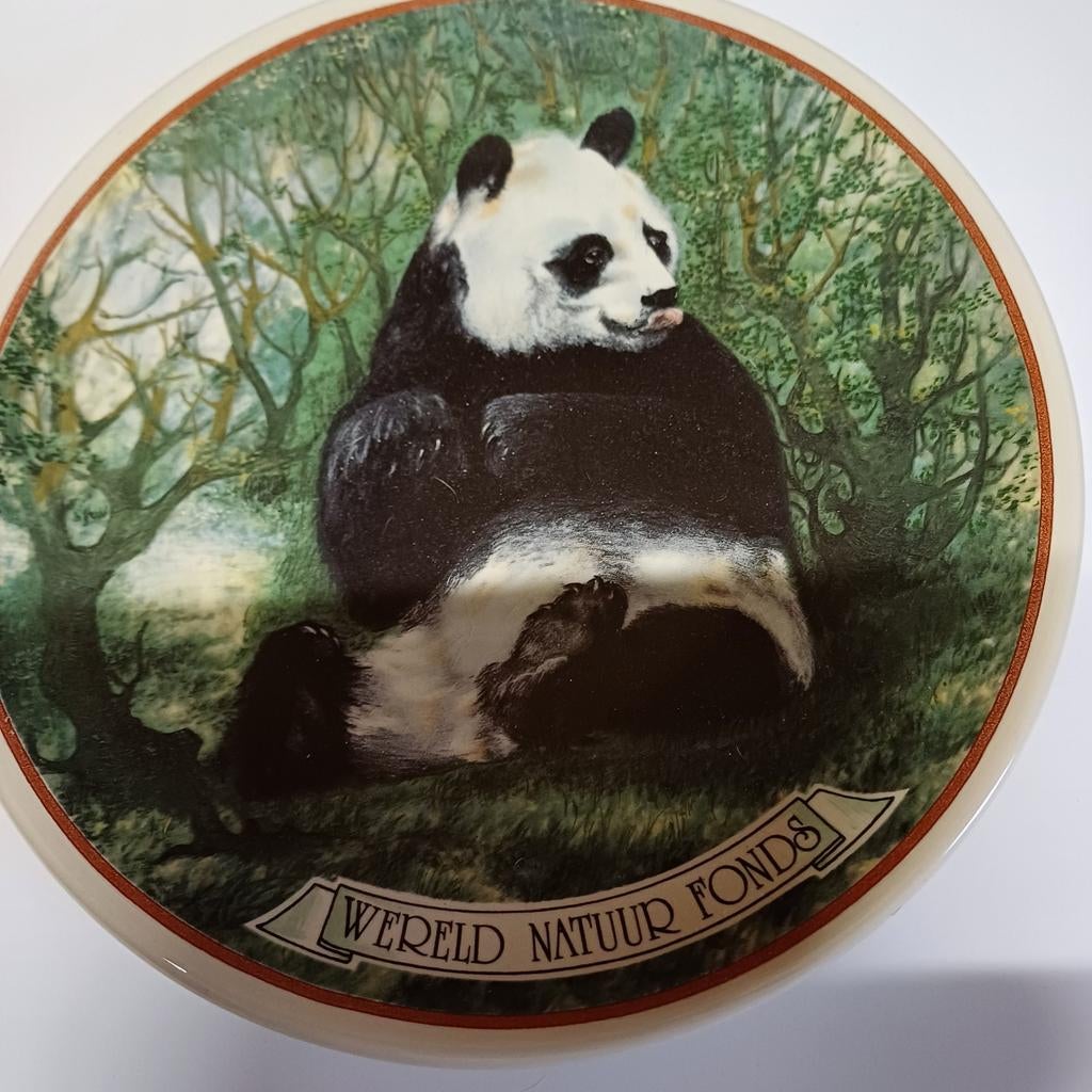 Wereld Natuur Fonds wandbord met panda, Ophalen of Verzenden