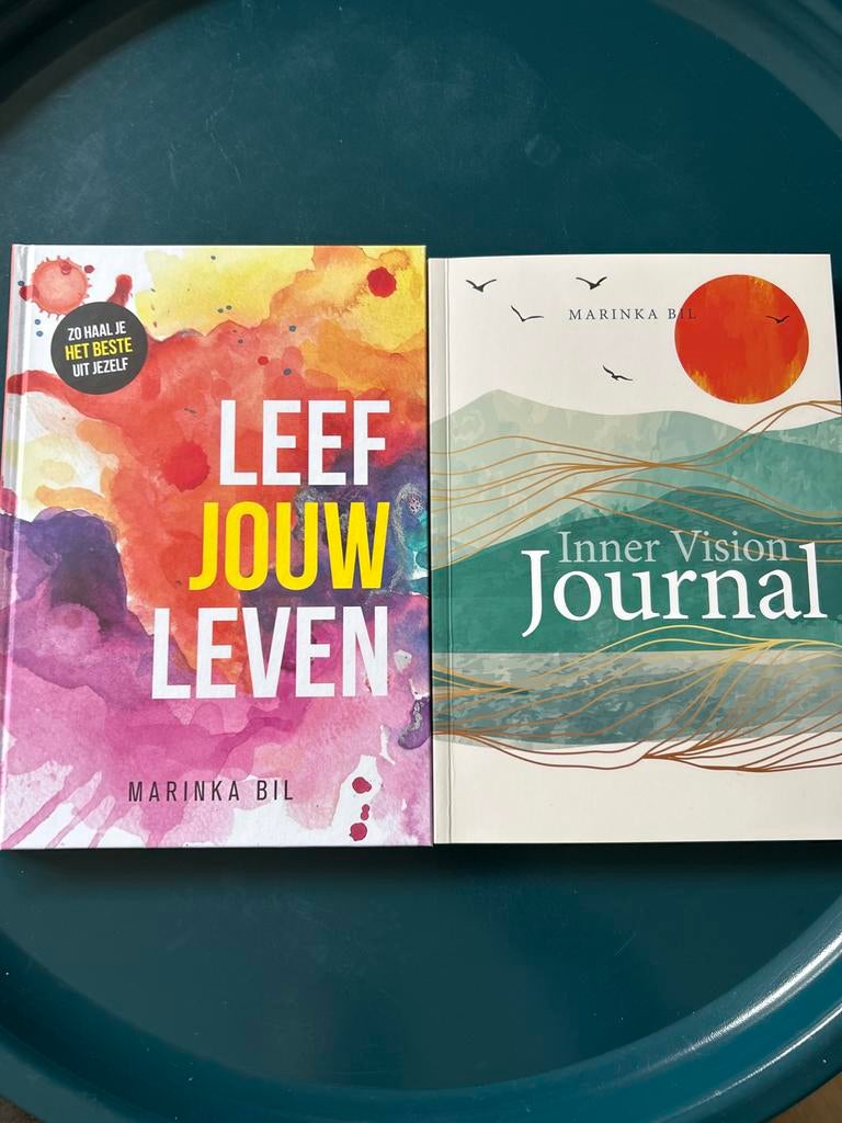 Marinka Bil: Leef Jouw Leven & Inner Vision Journal Set, Ophalen of Verzenden, Zo goed als nieuw