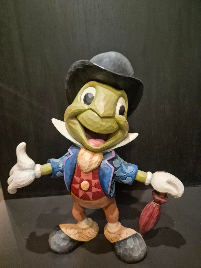 Disney traditions - jiminy Cricket - 6005972 met doos, Verzamelen, Disney, Ophalen of Verzenden, Zo goed als nieuw, Beeldje of Figuurtje