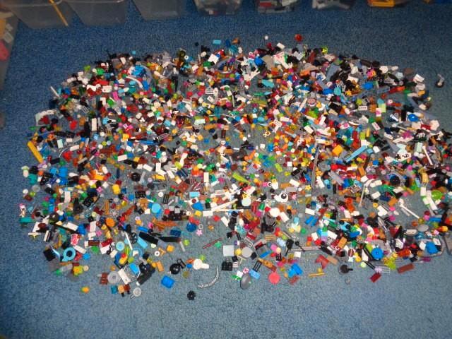 Partij i199=Kleine Lego onderdelen gemengd, Kinderen en Baby's, Speelgoed | Duplo en Lego, Gebruikt, Lego, Losse stenen, Ophalen of Verzenden