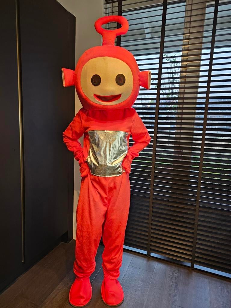 Teletubbies Po mascotte kostuum, Ophalen of Verzenden