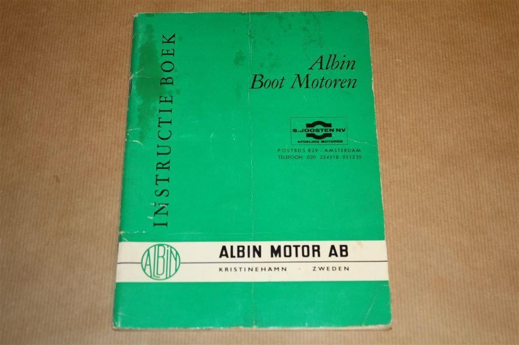 Albin Boot Motoren - Instructieboek, Ophalen of Verzenden, Gelezen, Fotograferen en Filmen