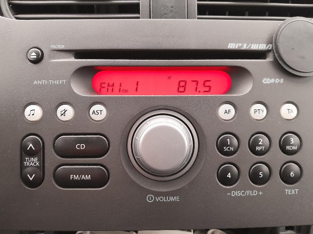 Originele AUTO RADIO/CD - SUZUKI SPLASH en/of OPEL AGILA, Auto diversen, Autoradio's, Verzenden, Gebruikt