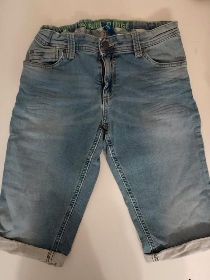 Spijkerbroek kort Blue Ridge mt 170, Kinderen en Baby's, Kinderkleding | Maat 170, Zo goed als nieuw, Jongen, Broek, Ophalen