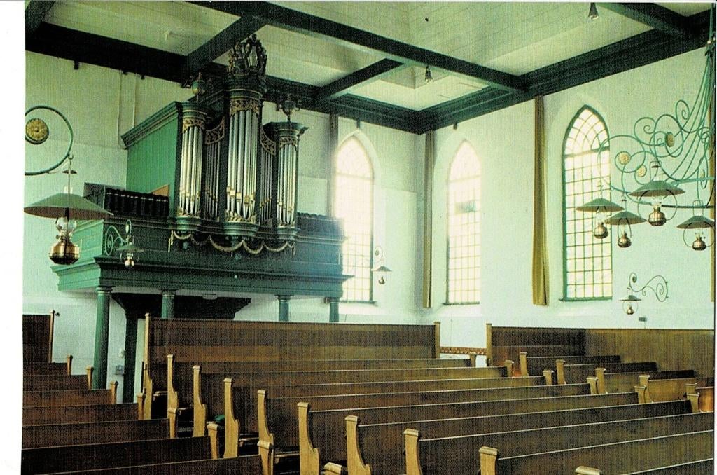 Beesd, interieur Herv. Kerk, Ophalen of Verzenden, Ongelopen, Gelderland