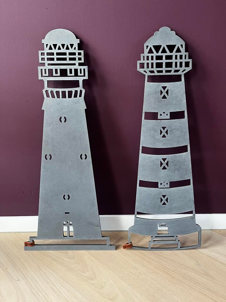 Wandpaneel vuurtoren Ameland + Schiermonnikoog /Per stuk 65, Ophalen of Verzenden, Zo goed als nieuw