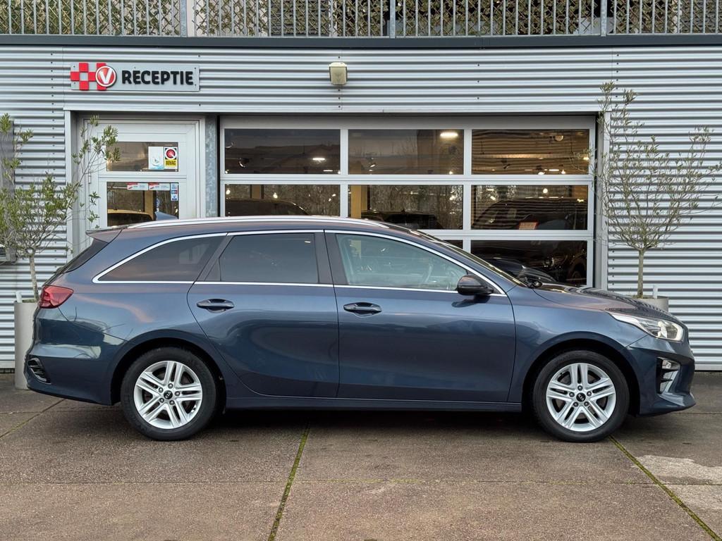 Kia Ceed Sportswagon 1.4 T-GDi DynamicPlusLine Automaat / Ca, Euro 6, 4 cilinders, Blauw, Origineel Nederlands