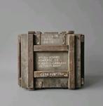 ✔️OPRUIMING Antieke houten munitiekist vintage curiosa, Ophalen of Verzenden, Nederland