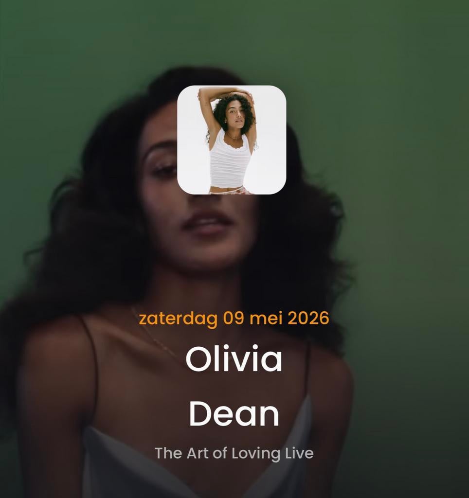 Ruilen - Zitplaatsen Olivia Dean 9 mei voor 14 juni, Tickets en Kaartjes, Concerten | Overige, Twee personen, Juni