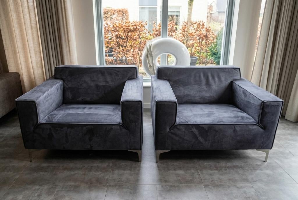Loveseat - Stoel Pronto Wonen (één stuk), Ophalen, 75 tot 100 cm, Zo goed als nieuw, Stof