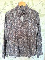 State of Art regular fit overhemd blauw beige bruin medium, State of Art, Blauw, Zo goed als nieuw, Halswijdte 39/40 (M)