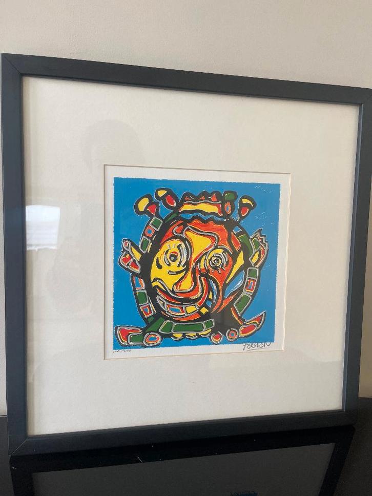 Fabian zeefdruk, Antiek en Kunst, Kunst | Litho's en Zeefdrukken, Ophalen