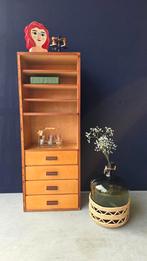 Vintage ladekastje, kastje met lades en vakken, organizer, Ophalen, Minder dan 50 cm, Gebruikt, Vintage