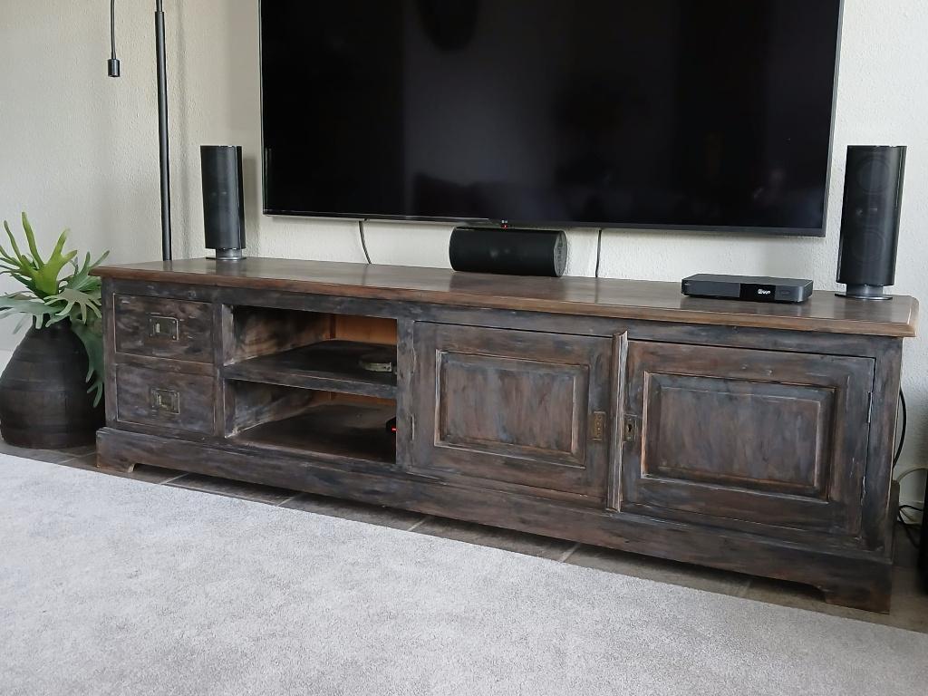 Tv meubel te koop t.e.a.b., Huis en Inrichting, Kasten | Televisiemeubels, Ophalen, Gebruikt, 150 tot 200 cm, Minder dan 100 cm