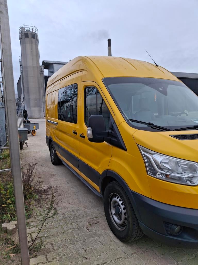 Ford transit dubbele cabine ledere bekleding, Bedrijf, Te koop
