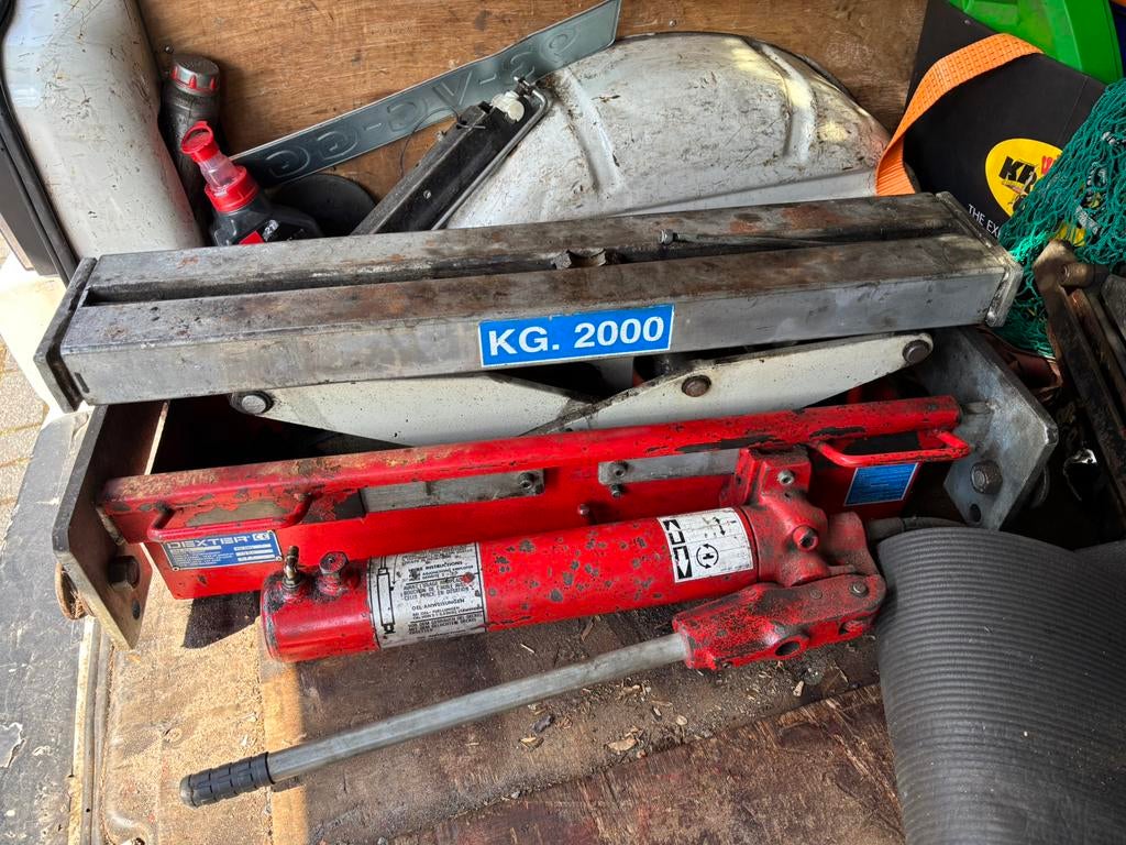 Hydraulische brugkrik hefbrukkrik hefbruk krik defect, Ophalen of Verzenden, Hydraulisch, Garagekrik