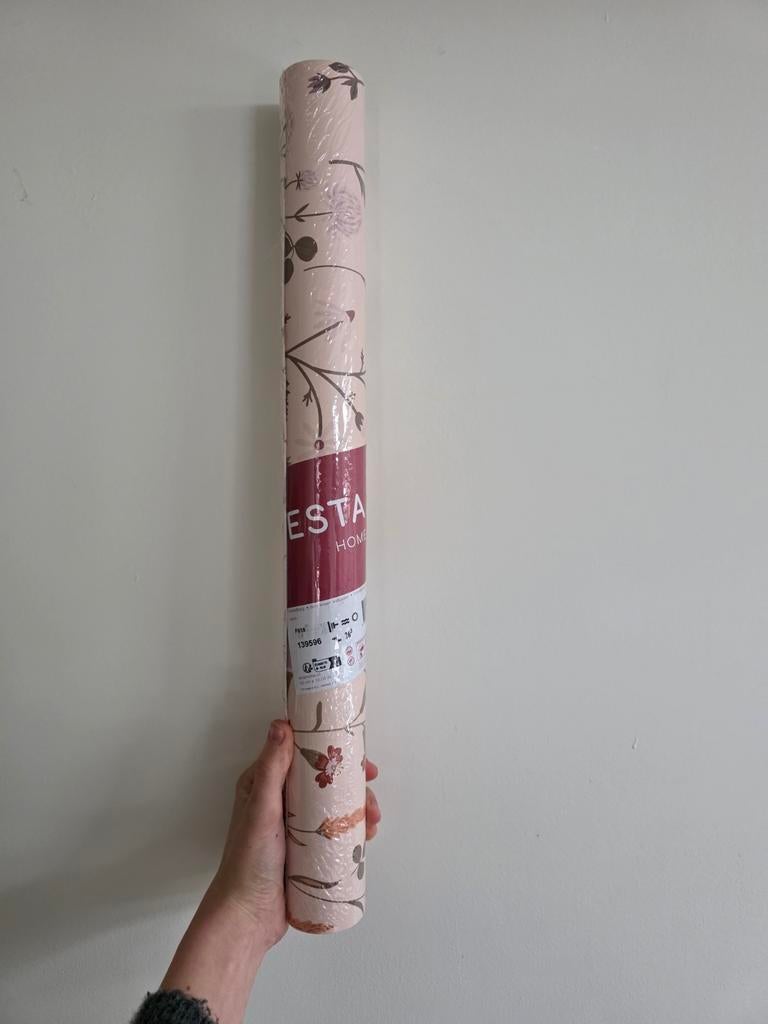 Esta home veldbloemen beige, Ophalen of Verzenden, Minder dan 10 m², Beige