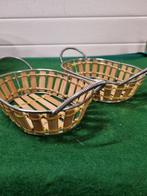 Mandjes klein metaal en bamboe, Ophalen of Verzenden, 'T Olde Gre-j, Info@toldegrej.nl, Endepoelstraat 20f Didam