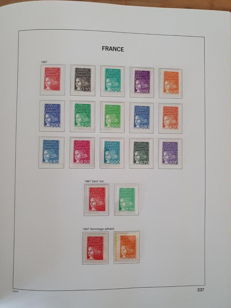 FRANKRIJK 1994-1999 postfris COMPLEET in DAVO LUXE DEEL 2, Verzenden, Nederland