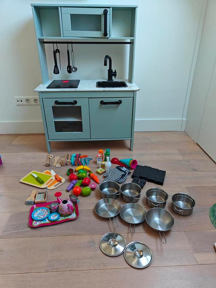 Ikea duktig speelkeukentje, Kinderen en Baby's, Speelgoed | Speelkeukens, Gebruikt, Speelkeuken-accessoire, Hout, Ophalen