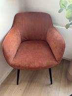 Eetkamerstoel roest rib, Ophalen, Zo goed als nieuw, 50 tot 75 cm