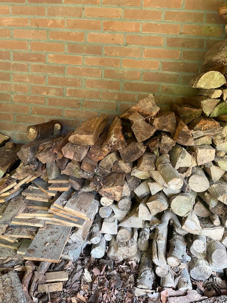 Droog brandhout, meer dan 1 kuub, Minder dan 3 m³, Ophalen, Overige houtsoorten, Blokken