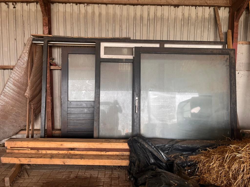 Serre met grote schuifpui, Ophalen, 225 cm of meer, Zo goed als nieuw, Schuifpui