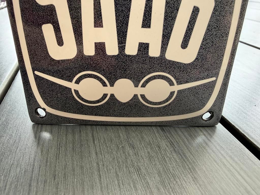Saab emaille bordje, Reclamebord, I, Ophalen of Verzenden, Zo goed als nieuw