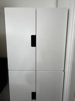 3x Ikea Stuva hangkasten wit met deuren en legplanken, Kinderen en Baby's, Kinderkamer | Commodes en Kasten, Gebruikt, Minder dan 50 cm