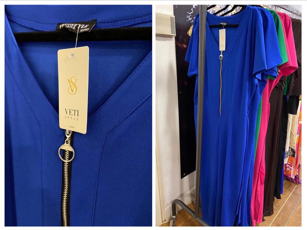 Partij nieuwe Veti Plussize Jumpsuits - Diverse maten, Ophalen, Nieuw, Blauw