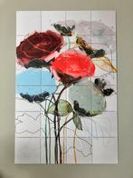 Ixxi Bloemen Wanddecoratie - Abstracte Kunst, Huis en Inrichting, Nieuw, Ophalen of Verzenden, Print, 75 tot 100 cm