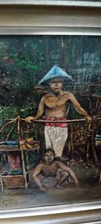 Bijzonder mooi Indonesische kunstwerkje, Ophalen of Verzenden