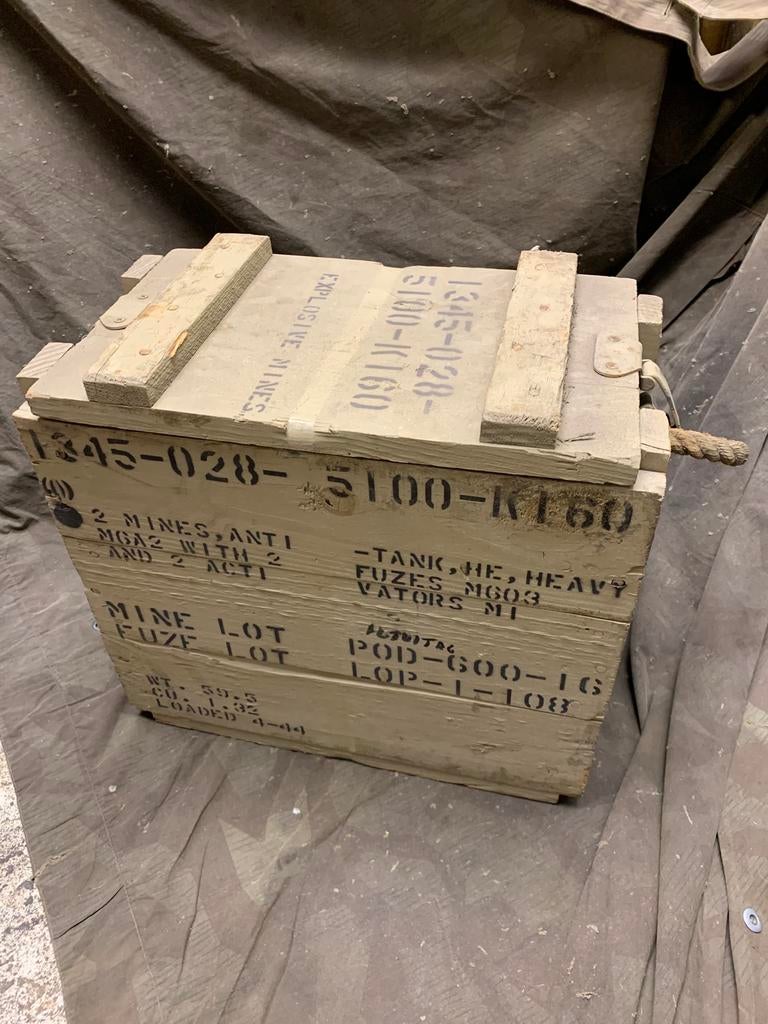 US M6 anti tank mine kist wo2, Verzamelen, N, N, Verzenden, N