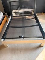 Te koop Auping Auronde 120 x200 34.5  cm de kleur is wit, Ophalen of Verzenden, Gebruikt, Overige maten, Wit