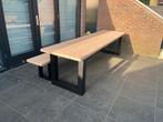 SALE Douglashout douglas tuintafel tafel met U-poten, Ophalen of Verzenden, Nieuw, Rechthoekig, Hout
