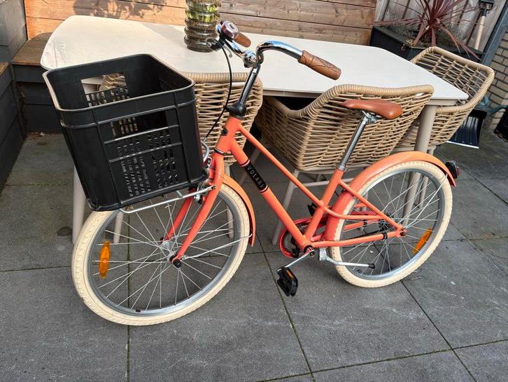 Veloretti Junior kinderfiets 20 inch - Roze met mand, Fietsen en Brommers, Fietsen | Kinderfietsjes, Zo goed als nieuw, 20 inch of meer